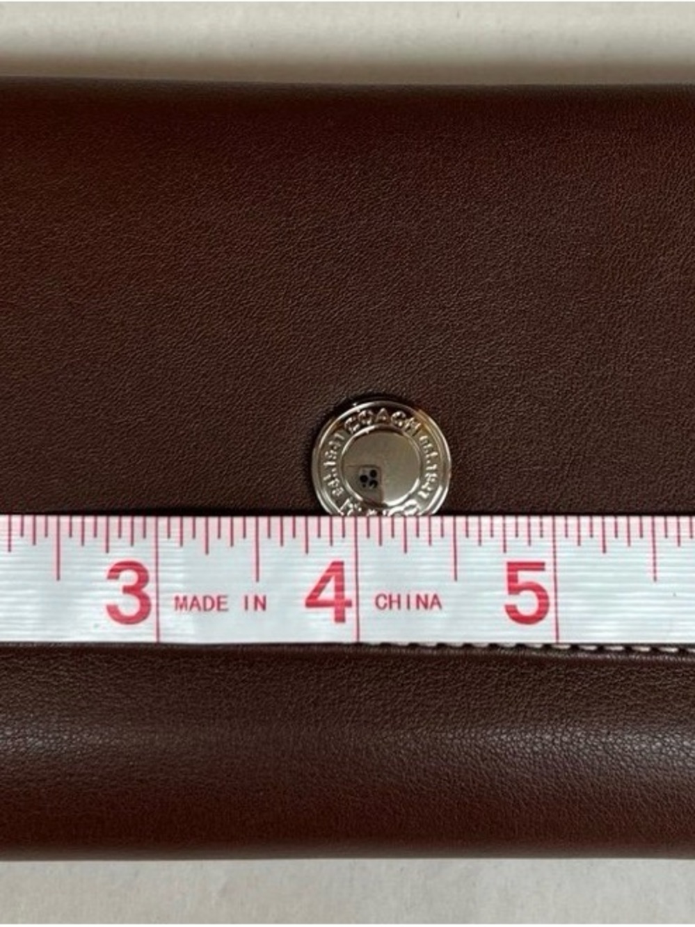 Coach Brown Leather Zip-Around Wallet Clutch Organizer - Picture 2 of 12